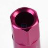 20pcs M12x1.5 Anodized 60mm Tuner Wheel Rim Locking Acorn Lug Nuts+Key Pink #3 small image