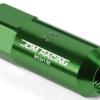 20 X M12 X 1.5 EXTENDED ALUMINUM LUG NUT+ADAPTER KEY DTS STS DEVILLE CTS GREEN #2 small image