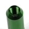 20 X M12 X 1.5 EXTENDED ALUMINUM LUG NUT+ADAPTER KEY DTS STS DEVILLE CTS GREEN #4 small image