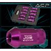 FOR NISSAN 12x1.25MM LOCKING LUG NUTS SPORT RACING HEAVY DUTY ALUMINUM PURPLE