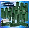 FOR HONDA 12x1.5 LOCKING KEY LUG NUTS THREAD WHEELS RIMS ALUMINUM EXTENDED GREEN #1 small image