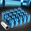 FOR CAMRY/CELICA/COROLLA 20 PCS M12 X 1.5 ALUMINUM 50MM LUG NUT+ADAPTER KEY CYAN #1 small image