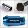 FOR CAMRY/CELICA/COROLLA 20 PCS M12 X 1.5 ALUMINUM 50MM LUG NUT+ADAPTER KEY CYAN #5 small image