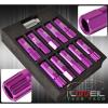 FOR TOYOTA 12x1.5 LOCKING KEY LUG NUTS TRACK EXTENDED OPEN 20 PIECES UNIT PURPLE #2 small image