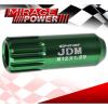 FOR NISSAN M12x1.25MM LOCKING LUG NUTS OPEN END EXTENDED 20 PIECES+KEY KIT GREEN #4 small image