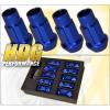 FOR SUZUKI 12MMX1.25 LOCKING LUG NUTS RACING ALUMINUM TUNER WHEEL 20PCS KIT BLUE