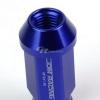 FOR DTS/STS/DEVILLE/CTS 20X ACORN TUNER ALUMINUM WHEEL LUG NUTS+LOCK+KEY BLUE #4 small image