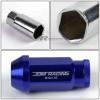 FOR DTS/STS/DEVILLE/CTS 20X ACORN TUNER ALUMINUM WHEEL LUG NUTS+LOCK+KEY BLUE #5 small image