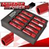 FOR NISSAN 12MMX1.25 LOCKING LUG NUTS RIMS FORGED ALUMINUM 20PCS UNIT KIT RED