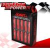 FOR NISSAN M12x1.25 LOCKING LUG NUTS WHEELS EXTENDED ALUMINUM 20 PIECES SET RED #3 small image