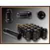 MUTEKI CLOSE END SPLINE TUNER LOCK LUG NUTS 12X1.5 1.5 ACORN WHEELS RIM BLACK