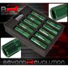 UNIVERSAL M12x1.5MM LOCK LUG NUTS TRUCK SUV EXTERIOR 20 PIECES WHEELS KIT GREEN #2 small image