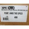 SPX 4008 TwoStage Hydraulic Hand  Pump #1 small image