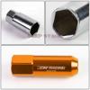 FOR IS260 IS360 GS460 20 PCS M12 X 1.5 ALUMINUM 60MM LUG NUT+ADAPTER KEY ORANGE #5 small image