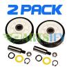 2 PACK - NEW DE693 DRYER SUPPORT ROLLER WHEEL KIT FOR MAYTAG AMANA WHIRLPOOL #1 small image