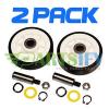 2 PACK - NEW ER303373K DRYER SUPPORT ROLLER WHEEL KIT FOR MAYTAG AMANA WHIRLPOOL