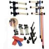 Phot-R 3-Roller Wall Mount Photo Studio Background Support System - Black #1 small image