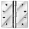 Tell Manufacturing HG100020 3-Pack 4-1/2 x 4-1/2-Inch Plain Bearing Door Hinges #1 small image