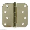 1WAT3 Battalion Door Hinges Full Mortise Plain Bearing - 4&#034;X4&#034; - 2 Pack - Brass