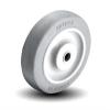 Colson Non Marking Gray Performa Soft Rubber Wheel 5&#034; x1-1/4&#034; with Plain Bearing #3 small image