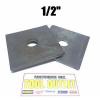 (Qty 10) 1/2&#034; x 3&#034; x .25 (1/4&#034;) Square Bearing Plate Washer Plain #1 small image