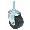 E.R. Wagner Stem Caster, Swivel, Polyolefin Wheel, Plain Bearing, 350 lbs 3&#034;