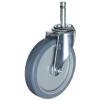 E.R. Wagner Stem Caster, Swivel, Polyolefin Wheel, Plain Bearing, 280 lbs 5&#034;