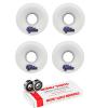 OJ III Skateboard Wheels Plain Jane Keyframe 58mm 87A W/ Bones Swiss Bearings #1 small image