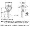 ECON 1/2 x 5/8-18 MALE LH ROD ENDS HEIM JOINTS HEIMS