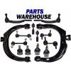 14 Piece Kit Control Arms Ball Joints Tie Rod Ends Sway Bar End Links, Outer ... #1 small image