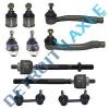 10pc Front Suspension Kit: Ball Joints Tie Rod End Links For Honda CRV 1997-2001