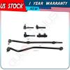 6 Pcs Suspension Steering Tie Rod End Drag Link Kit for 91-01 Jeep Cherokee