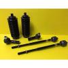 Lancer 08-14 Outlander 07-13 Inner Outer Tie Rod End Set &amp; Steering Boots 6pcs