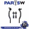 4 Pc Steering Kit For Chevy Trailblazer GMC EnvoyAll Inner Outer Tie Rod Ends 1Y #1 small image