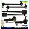 6 Pc Kit Front Left Right Inner Outer Tie Rod End Sway Bar Ford Windstar 95-03 #1 small image