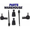 6 Pcs Kit Front Inner &amp; Outer Tie Rod Ends Ball Joints Fits Acura EL Honda Civic #1 small image
