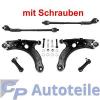 2x Control arm 2x Coupling rod 2x Tie rod end + Screws VW Golf IV front