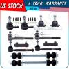 Suspension Ball Joint Tie Rod End Sway Bar Kit Set for 1988-95 Chevrolet K1500