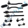 Brand New 10pc Complete Front Suspension Kit for 2006 -2011 Honda Civic Non Si
