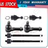 For 04-05-06 Ford F-150 F150 Suspension Parts Ball Joint Tie Rod Ends 6pcs