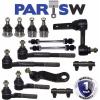 14 New Pcs Complete Front Suspension Kit For Dodge 1997-1999 Ram 1500 RWD