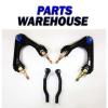 4 Piece Kit 2 Front Upper Control Arms + 2 Outer Tie Rod Ends Lifetime Warranty #1 small image