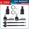 Front For 1995-1998 Nissan 200SX Suspension Kit Tie Rod End + Ball Joints #1 small image