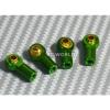 M3 METAL ROD ENDS For Aluminum Link Ends  GREEN  (4PCS)