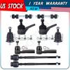 10 Suspension Ball Joint Tie Rod Ends Parts for 1987-1999 Pontiac Bonneville