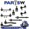 Honda CRV Suspension Front &amp; Rear Sway Bar Link Ball Joints Inner Outer Tie Rods #1 small image