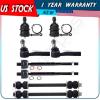 8 Pcs Front Suspension Kit Tie Rod End Control Arm for 1998-2011 FORD RANGER