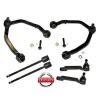 4.6L KIT STEERING SUSPENSION CONTROL ARMS TIE ROD ENDS