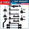 14 Pieces Front Suspension Kit Tie Rod End for 88-92 CHEVROLET K1500 PICKUP