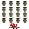 (16 PC) 5/8&#034; TO 1/2&#034; High Misalignment Spacer, Rod Ends, Heim Joints (Stainless)